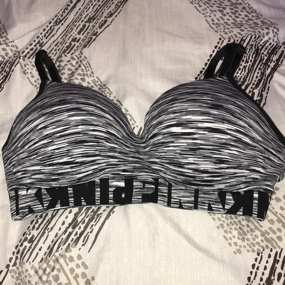 Pink bra